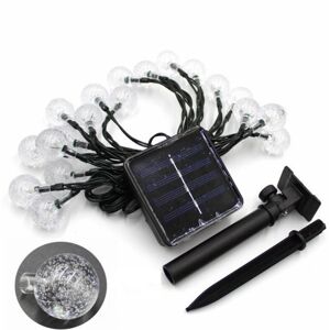 LINGHHANG Warm White) Outdoor Solar Bubble Ball String Lights, 30 led Lights, 8 Modes, Suitable for Garden, Yard, Christmas, Party LINGHHANG Warm White) Outdoor Solar Bubble Ball String Lights, 30 led Lights, 8 Modes, Suitable for Garden, Yard, Christmas, Party