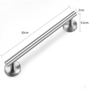Linghhang - Towel Holder, Bathroom Stainless Steel Towel Rack for Towel, Bath Towel 30cm, Silver Linghhang - Towel Holder, Bathroom Stainless Steel Towel Rack for Towel, Bath Towel 30cm, Silver
