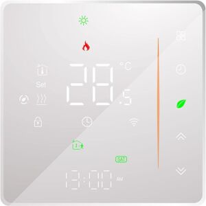 TINOR WiFi Thermostat - Floor Heating Thermostat - Support App Control - Voice Control Compatible with Alexa/Google Home - for Hot Water Preparation TINOR WiFi Thermostat - Floor Heating Thermostat - Support App Control - Voice Control Compatible with Alexa/Google Home - for Hot Water Preparation