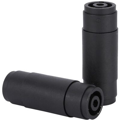 SEVENGIRL 2-piece NL4FC speaker cable adapter connector NL4MMX, 4-pin speaker/amplifier, female-to-female Speakon coupler plug SEVENGIRL 2-piece NL4FC speaker cable adapter connector NL4MMX, 4-pin speaker/amplifier, female-to-female Speakon coupler plug