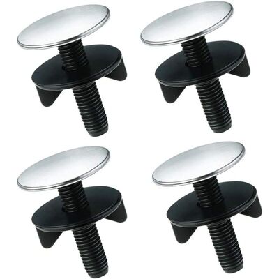 Linghhang - 4 Pieces Faucet Hole Cover, Kitchen Faucet Hole Cover, Sink Faucet Hole Plug, Stainless Steel Faucet Hole Cover for Kitchen Sink Linghhang - 4 Pieces Faucet Hole Cover, Kitchen Faucet Hole Cover, Sink Faucet Hole Plug, Stainless Steel Faucet Hole Cover for Kitchen Sink