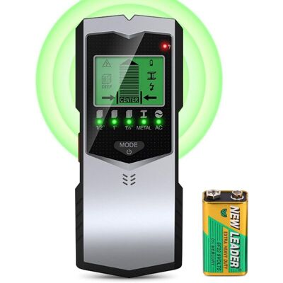 TINOR Electric Cable Detector, 5 in 1 Wall Detector, lcd Display with Battery, Wall Metal Detector, Material Detector with Audio Alarm, Wall Detector for TINOR Electric Cable Detector, 5 in 1 Wall Detector, lcd Display with Battery, Wall Metal Detector, Material Detector with Audio Alarm, Wall Detector for