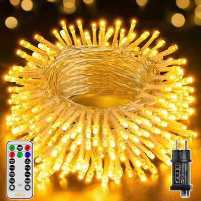 SEVENGIRL 10m Led String Lights, 100 Leds, Ip44 Waterproof Christmas String Lights With Remote Control And Timer, 8 Modes, Party Decoration For Christmas, Birthday, Wedding, Living Room, Warm White SEVENGIRL 10m Led String Lights, 100 Leds, Ip44 Waterproof Christmas String Lights With Remote Control And Timer, 8 Modes, Party Decoration For Christmas, Birthday, Wedding, Living Room, Warm White