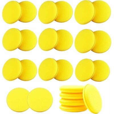 SNQ Car Wax Applicator Pads, Foam Polishing Applicator Pads, Microfiber Sponge Car Wax Applicator, Car Beauty Wax Sponge, Practical Car Polishing Sponge SNQ Car Wax Applicator Pads, Foam Polishing Applicator Pads, Microfiber Sponge Car Wax Applicator, Car Beauty Wax Sponge, Practical Car Polishing Sponge