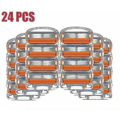 SIOKS 24 Packs Of 5 Blades For Gillette Fusion Proglide Power Replacement Razor Kit-kryp SIOKS 24 Packs Of 5 Blades For Gillette Fusion Proglide Power Replacement Razor Kit-kryp