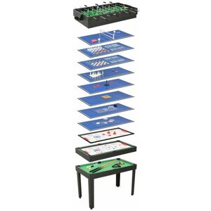 Berkfield Home - Royalton 15-in-1 Multi Game Table 121x61x82 cm Black