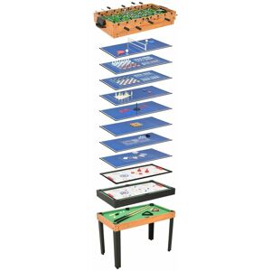 Berkfield Home - Royalton 15-in-1 Multi Game Table 121x61x82 cm Maple