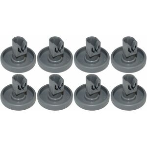 UFIXT Dishwasher Lower Basket Rack Wheels Grey For AEG Electrolux Zanussi X 8