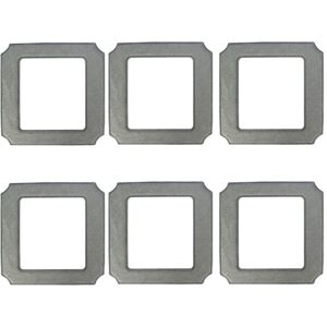 Tlily - 6 Pcs Microfiber Mop Cloth for Ecovacs Robotics Winbot W836 W850 W860 W880 W920 Window Cleaning Robot Replacement Parts