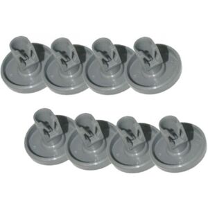Linghhang - 8pcs Dishwasher Wheel Pulleys, Diameter 40mm, High Quality and Durable Replacement Parts, Suitable for Siemens, Bosch, Beko, Neff