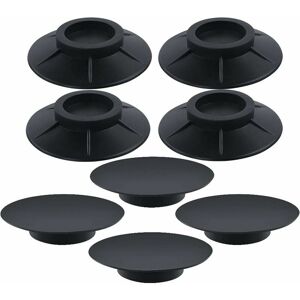 HOOPZI 8Pcs Anti-Vibration Pads for Washing Machine, Dryer Rubber Drum Washing Machine Pads (10cm, Black) HOOPZI 8Pcs Anti-Vibration Pads for Washing Machine, Dryer Rubber Drum Washing Machine Pads (10cm, Black)