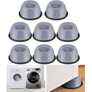 IKODM 8PCS Washing Machine Anti-Vibration Mat, Anti-Noise Washing Machine Anti-Vibration Pad, Universal Washing Machine Dryer Stand denuotop IKODM 8PCS Washing Machine Anti-Vibration Mat, Anti-Noise Washing Machine Anti-Vibration Pad, Universal Washing Machine Dryer Stand denuotop