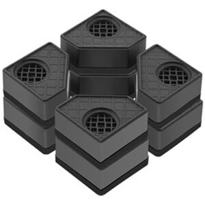 TLILY Anti Vibration Pads for Washing Machine Washer Dryer Pedestals Wearing Square Rubber Foot Pads Pedestals Double-Deck TLILY Anti Vibration Pads for Washing Machine Washer Dryer Pedestals Wearing Square Rubber Foot Pads Pedestals Double-Deck