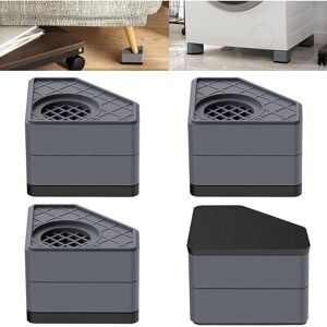 Ccykxa - a 4 pcs Furniture Risers,Universal Washing Machine Anti-Vibration Feet,Washing Machine Dryer Feet,Stackable 8cm,PP&Rubber Ccykxa - a 4 pcs Furniture Risers,Universal Washing Machine Anti-Vibration Feet,Washing Machine Dryer Feet,Stackable 8cm,PP&Rubber