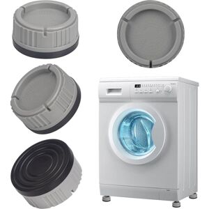 Csparkv - Grey) Washing Machine Pad, 4 Pieces Universal Washing Machine Shock Absorber Mats Anti-Slip Base Drainage Foot Rustproof Anti-Vibration Csparkv - Grey) Washing Machine Pad, 4 Pieces Universal Washing Machine Shock Absorber Mats Anti-Slip Base Drainage Foot Rustproof Anti-Vibration