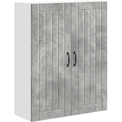 Dishwasher Panel Lucca Concrete Grey 80 x 31 x 100 cm vidaXL Dishwasher Panel Lucca Concrete Grey 80 x 31 x 100 cm vidaXL