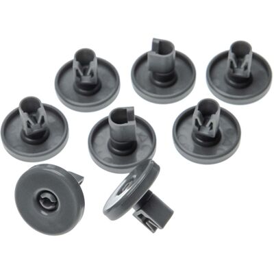 vhbw 8x Basket Roller - Dishwasher Type vhbw 8x Basket Roller - Dishwasher Type