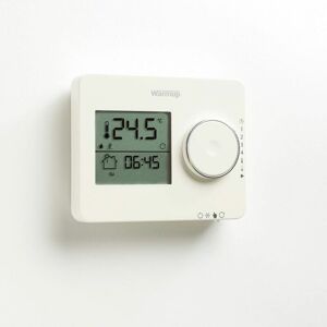 Manual Control Thermostat Programme Controller Underfloor Heating White - White - Warmup