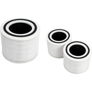 TLILY For LEVOIT Core 300 Air Purifier Replacement Filter, 3-In-1 True HEPA, Core300-RF, 3 Pack, White