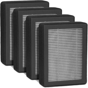 Tlily - H128 Replacement Filter Compatible for Air Purifier, H13 True hepa 4 Pack