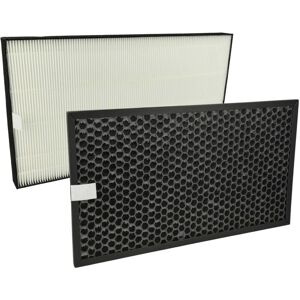 Vhbw - 2 Part Filter Set compatible with Sharp KC-G50EUW Air Purifier - activated carbon filter, hepa filter
