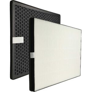 2 Part Filter Set Replacement for NanoProtect FY1413/30, NanoProtect FY1410/30 for Air Purifier - activated carbon filter, hepa filter - Vhbw