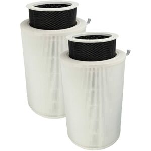 2x Air Filter compatible with Xiaomi Mi Air Purifier 2 Air Purifier - Combi Filter Pre Filter + hepa + Activated Carbon - Vhbw
