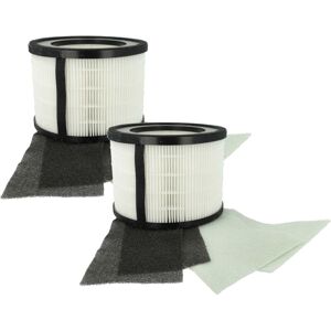 Vhbw - 2x Air Filter Replacement for Leitz 2415142, 2415107 for Air Purifier - Combi Filter Pre Filter + hepa + Activated Carbon