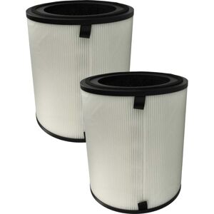 Vhbw - 2x Air Filter Replacement for Levoit LV-H133-RF-RTL for Air Purifier - Combi Filter hepa + Activated Carbon