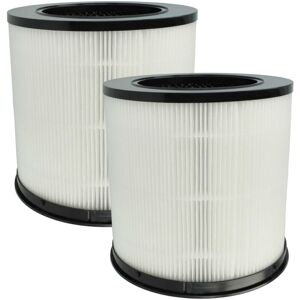 2x Air Filter compatible with Xiaomi Smart Air Purifier 4 Compact Air Purifier - Combi Filter Pre Filter + hepa + Activated Carbon - Vhbw