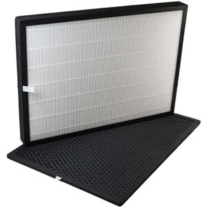 vhbw 2 Part Filter Set compatible with Marreal AP5001B Air Purifier - activated carbon filter, HEPA filter