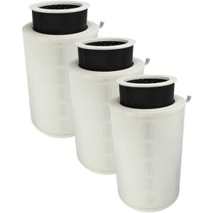 Vhbw - 3x Air Filter Replacement for Xiaomi SCG4021GL for Air Purifier - Combi Filter Pre Filter + hepa + Activated Carbon