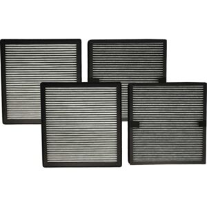 Vhbw - 4 Part Filter Set compatible with Ideal AP25 air purifier - activated carbon filter, hepa filter