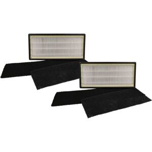 4 Part Filter Set Replacement for Honeywell RPAP-9071/16200 for air purifier - Pre Filter, Active Carbon+HEPA - Vhbw