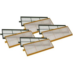 vhbw Air Filter Set compatible with Zehnder ComfoAir 350 Ventilation Devices - G4 / F7 8-Part Kit, 50 x 16 x 1 cm Yellow Green White