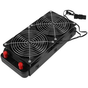 Tlily - Aluminum 240mm 10 Pipe Water Cooling Cooled Row Heat Exchanger Radiator with Fan for cpu pc System Tlily - Aluminum 240mm 10 Pipe Water Cooling Cooled Row Heat Exchanger Radiator with Fan for cpu pc System