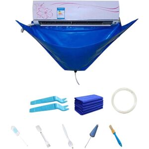 10 Pieces Air Conditioner Cleaning Kit - Wall-mounted Air Conditioning Dust Cover with Split Water Hose, 135cm60cm - Alwaysh 10 Pieces Air Conditioner Cleaning Kit - Wall-mounted Air Conditioning Dust Cover with Split Water Hose, 135cm60cm - Alwaysh