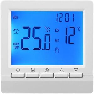 Aiperq - Programmable Digital Home Thermostat, Smart Temperature Controller, Gas Boiler Thermostat, lcd Wall Heating Thermostat Aiperq - Programmable Digital Home Thermostat, Smart Temperature Controller, Gas Boiler Thermostat, lcd Wall Heating Thermostat