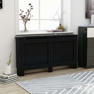 Radiator Cover Black 152x19x81.5 cm mdf Vidaxl Radiator Cover Black 152x19x81.5 cm mdf Vidaxl