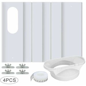 AIPERQ Set of 4 adjustable plates for window kit, used for mounting air conditioners with 13cm diameter exhaust pipe. AIPERQ Set of 4 adjustable plates for window kit, used for mounting air conditioners with 13cm diameter exhaust pipe.