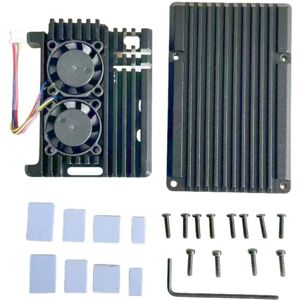 Tlily - Suitable for 5Th Generation Aluminum Shell 5 Dual Fan Cooling Protection Box Metal Tlily - Suitable for 5Th Generation Aluminum Shell 5 Dual Fan Cooling Protection Box Metal