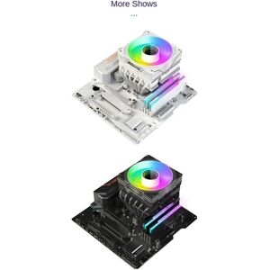 Tlily - T600 cpu Cooler Six Copper Tube Radiator Desktop Temperature Control High Performance Down Pressure Fan Radiator,B Tlily - T600 cpu Cooler Six Copper Tube Radiator Desktop Temperature Control High Performance Down Pressure Fan Radiator,B