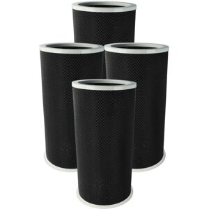 vhbw 4x Activated Carbon Filter compatible with Xiaomi SCG4011TW (+ RFID), SCG4021GL Air Purifier - Air Filter Black Grey vhbw 4x Activated Carbon Filter compatible with Xiaomi SCG4011TW (+ RFID), SCG4021GL Air Purifier - Air Filter Black Grey