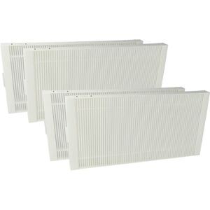 vhbw 4x Pollen Filter compatible with Stiebel-Eltron LWZ 304 Sol, Integral, Flex, Eco Ventilation Devices - Air Filter F7 White vhbw 4x Pollen Filter compatible with Stiebel-Eltron LWZ 304 Sol, Integral, Flex, Eco Ventilation Devices - Air Filter F7 White