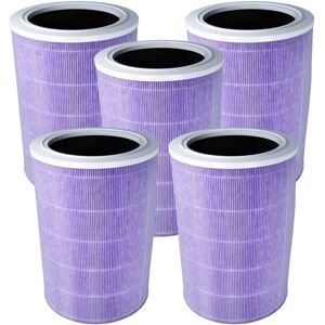 5x hepa Filter compatible with Xiaomi Mi Air Purifier 2H Air Cleaner - Spare Air Filter with Integrated Active Carbon Filter, Antibacterial - Vhbw 5x hepa Filter compatible with Xiaomi Mi Air Purifier 2H Air Cleaner - Spare Air Filter with Integrated Active Carbon Filter, Antibacterial - Vhbw