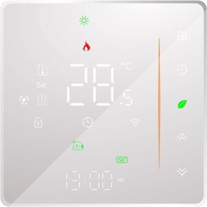 BEIJIYI WiFi Thermostat - Underfloor Heating Thermostat - Supports App Control - Voice Control Compatible with Alexa/Google Home - for Hot Water Preparation BEIJIYI WiFi Thermostat - Underfloor Heating Thermostat - Supports App Control - Voice Control Compatible with Alexa/Google Home - for Hot Water Preparation