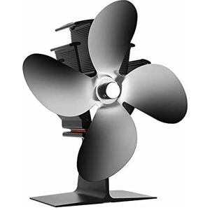 Tinor - Wood Stove Fan 40°C Start Up Quiet Operation, 4 Blades Stove Fan is Heat Powered, Ecofan for Wood Stove, Fireplace Tinor - Wood Stove Fan 40°C Start Up Quiet Operation, 4 Blades Stove Fan is Heat Powered, Ecofan for Wood Stove, Fireplace