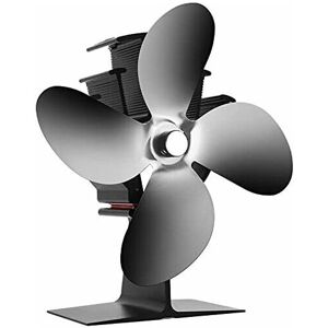 Dewdat - Wood Stove Fan 40°C Start Up Quiet Operation, 4 Blades Stove Fan is Heat Powered, Ecofan for Wood Stove, Fireplace Dewdat - Wood Stove Fan 40°C Start Up Quiet Operation, 4 Blades Stove Fan is Heat Powered, Ecofan for Wood Stove, Fireplace