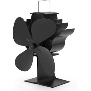 Tlily - Wood Stove Fan Heat Powered 4 Blades Fireplace for Burning Stoves/Fireplaces Disperses Warm Air House Tlily - Wood Stove Fan Heat Powered 4 Blades Fireplace for Burning Stoves/Fireplaces Disperses Warm Air House