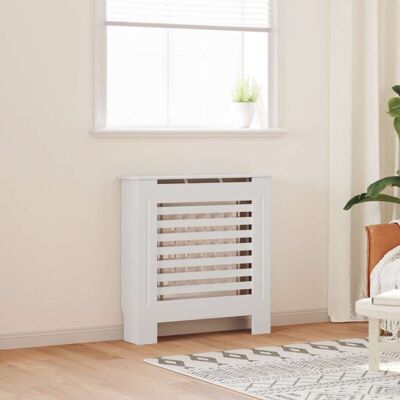 vidaXL White MDF Radiator Cover - Radiator Cover vidaXL White MDF Radiator Cover - Radiator Cover